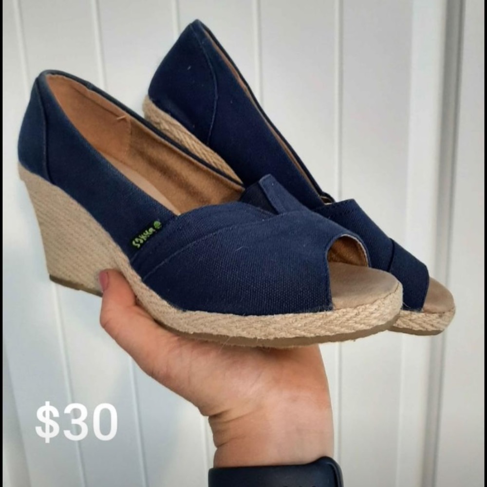 Open Toe Wedge